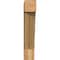 Ekena Millwork Traditional Block Rough Sawn Bracket, Western Red Cedar, 6"W x 24"D x 32"H BKT06X24X32TRA05RWR - alternate 3